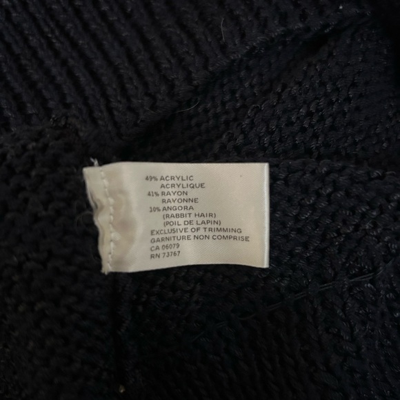 Magnolia Vintage Womens Cardigan Sweater Black Silver Beads Embellished 80’s Med - Picture 10 of 12